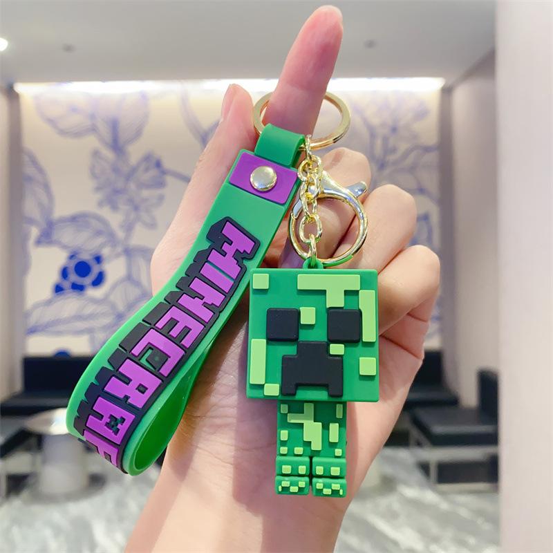 

Брелок ПВХ Minecraft Дитячий Силіконовий Мішечок для Зберігання Дрібниць Брелок