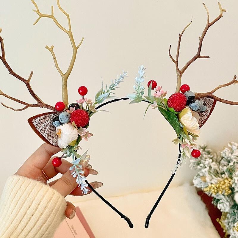 Christmas Reindeer Antler Headband