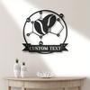 Precision Caffeine Molecule Metal Wall Art Chemistry Lab Decor Sign