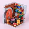 MOC Halloween Building Blocks Model Decorations Medieval Witches Vampires Thrones Kitchen Street Lamps Tombstones Toy Gift S025