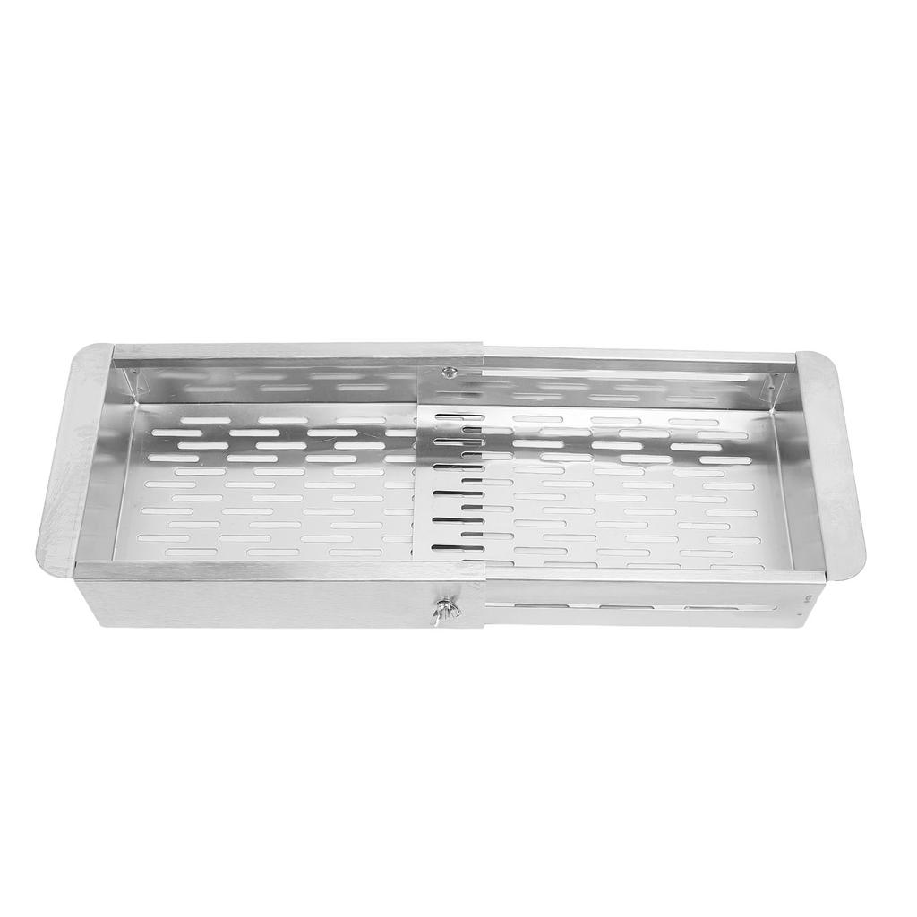 Scurgător de vase pentru chiuvetă, retractabil, din oțel inoxidabil 304, economisește spațiu, pentru legume F