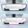 For Tesla Model 3 Y 2025 Interior Accessories Rearview Mirror Protector Trim Silicone Decor Frame White Pink Protection Strip