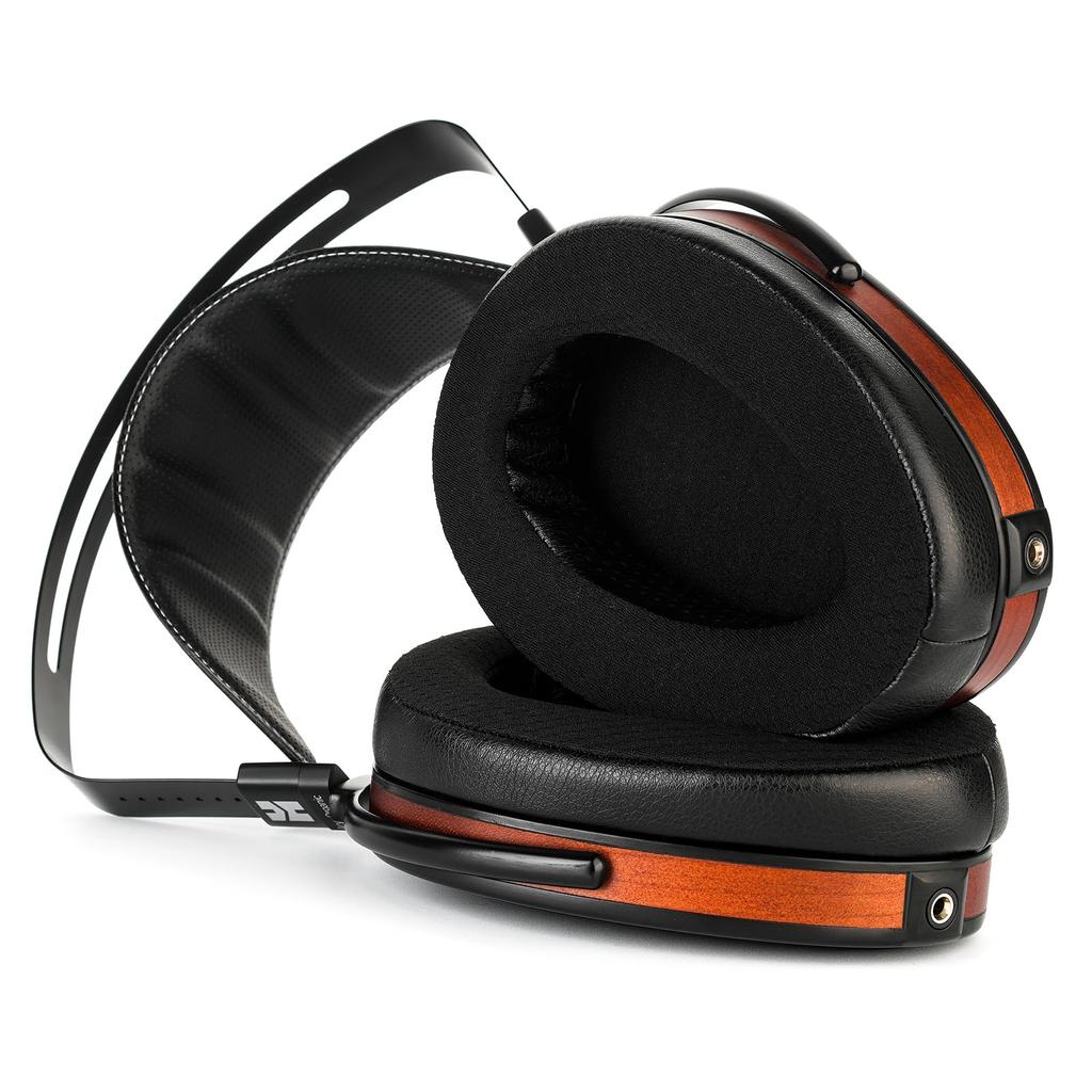 Słuchawki HIFIMAN Arya Organic Full Size Over Ear Open Planar Drive w wersji Stealth Magnet do domowego studia audiofilskiego, czarne i []