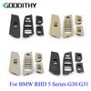 RHD Master Window Lift Button Cover Passenger Door Window Switch Panel Trim For BMW 5 Series M5 G30 G31 F90 2017 2018