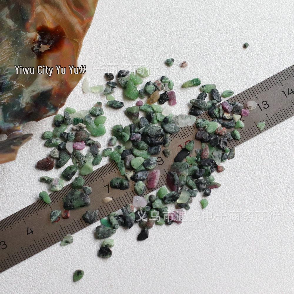 Natural Crystal Pebble Bracelet & Irregular Nail Art Stickers – Jewelry, Decor & Fish Tank Accessories