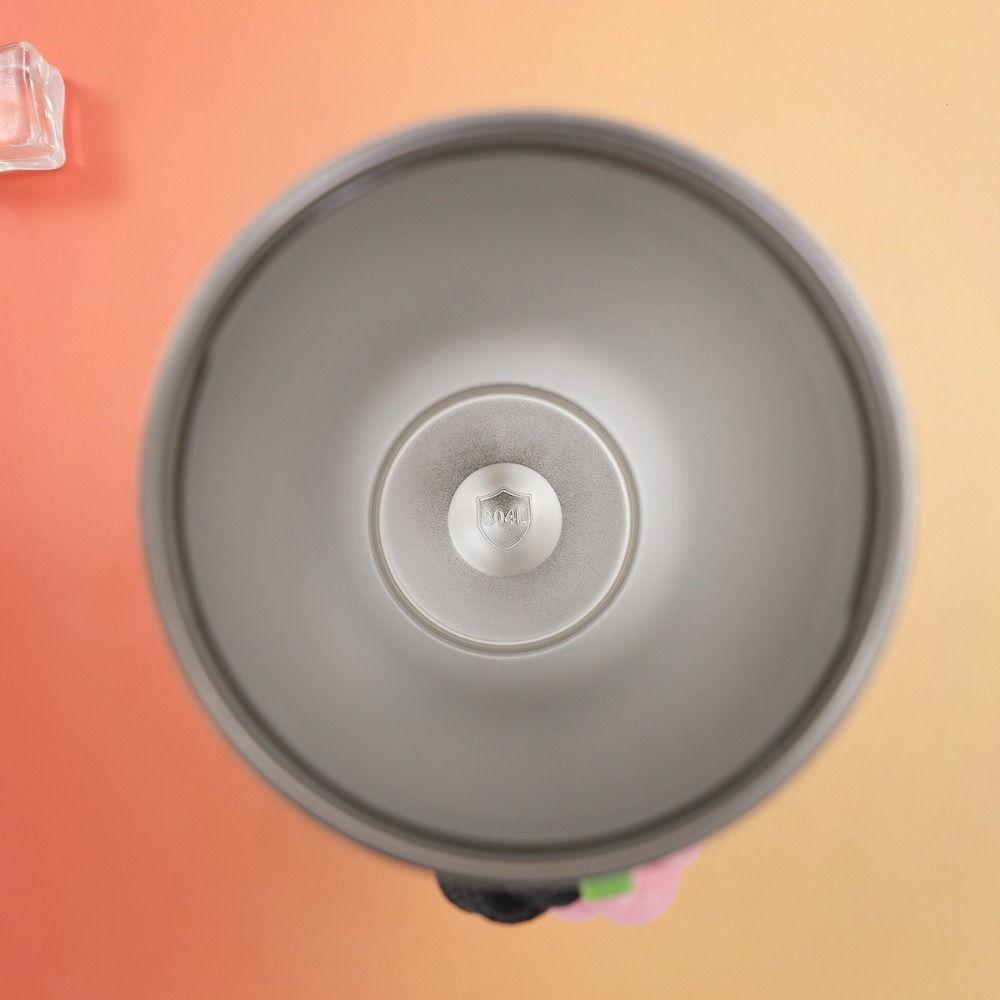 Large Capacity Thermos Bottle Cute Stainless Steel Vacuum Flask Durable Cold Beverages Cups  Travel