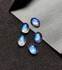Top Quality Natural Rainbow Moonstone Wholesale Lot Moonstone Oval Blue Fire Cabochon Loose Cabochon Oval For Making Jewelry