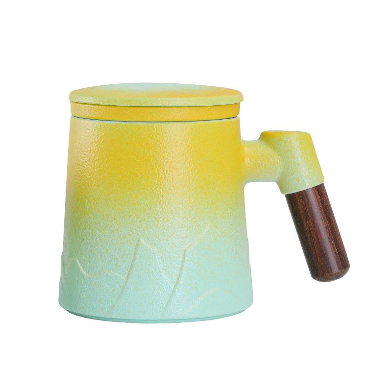 

Тысячи миль керамики Цзяншань постепенно меняют офисную чашку, разделение чая, кружка Гочао, сувенир для бизнес-мероприятия по открытию