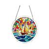 Acrylic Puzzle Suncatcher 83 Pieces, Wisteria In Glasslight Sun Catchers Puzzle, DIY SunCatchers Puzzles Window Hanging, Home & Garden Decor, 7.4 In