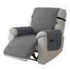 1Seater Wear Resistance Recliner Cover Solid Color Quilted Armchair Slipcover Pet Kids Accent Couch Cushion Living Room Hotel