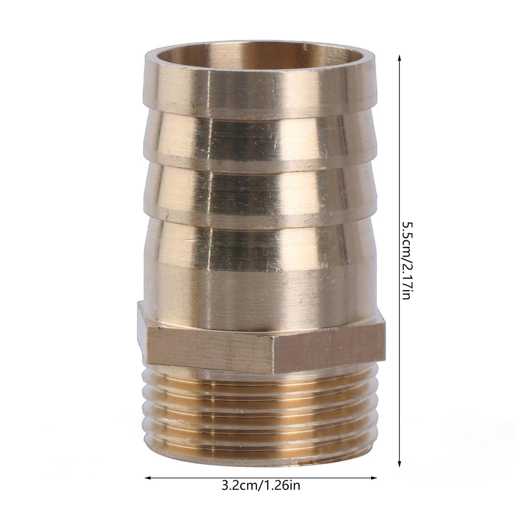 Convenient 1" Hose Attachment Set Practical 1" Hose Fitting Set with Clamps Hose Nozzle set Suitable for Various Uses