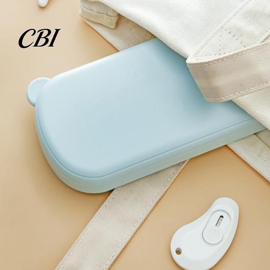 Compartment Pencil Holder Large Capacity Case with Compartments, Macaron Color Plastic Stationery Storage Box Box, Portable Student Pen Bag for School