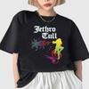 Jethro Tull Vintage T-Shirts Rockband Kleidung Streetwear Harajuku Baumwolle Grafik T-Shirts Hight Street Kurzarm Kleidung