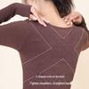 Women's Autumn Warm Clothing Set: Acrylic Heat-Generating Seamless Slimming Underwear and Pants for Body Shaping.