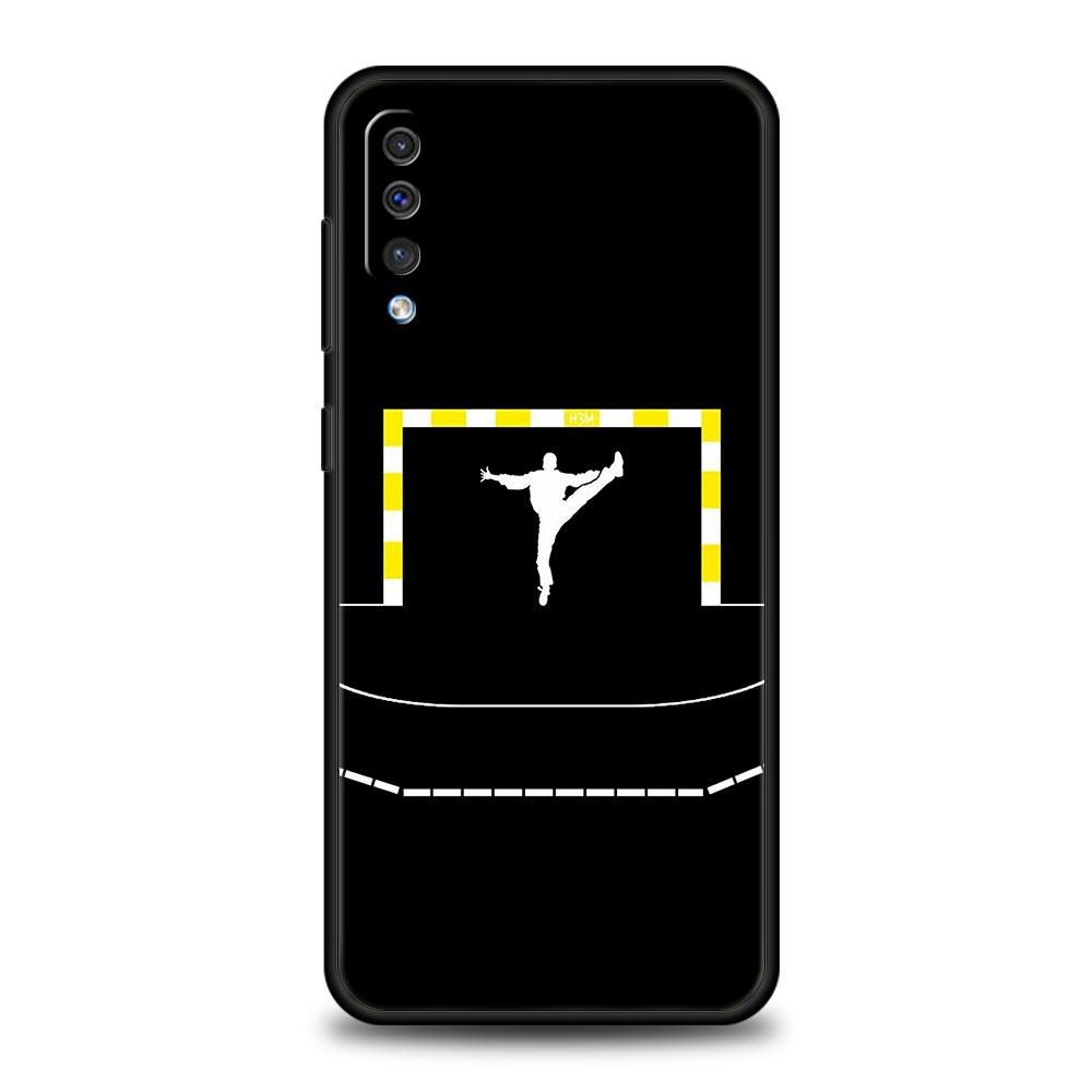 

Phone Case For Samsung A24 A12 A14 A32 A50 A70 A20E A20S A10S A22 A30 A40 A34 A54 A42 A52 5G A02S A04s Soft Cover Handball Sport Samsung A50