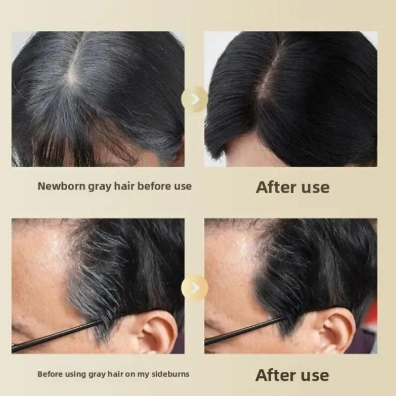 Hair Dye Stick with Comb 2 in1 Temporary Hair Coloring Covered White Hairs Long Lasting Hairline Pen Washable Black Brown Coffee