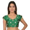 Women's Silk Blend Ethnic Blouse Indian Pakistani Wedding Party Wear Choli Dress