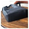 Leisure Women Big Bag Genuine Leather Wide Belt Bucket Bag Soft First Layer Cowhide Shoulder Bag