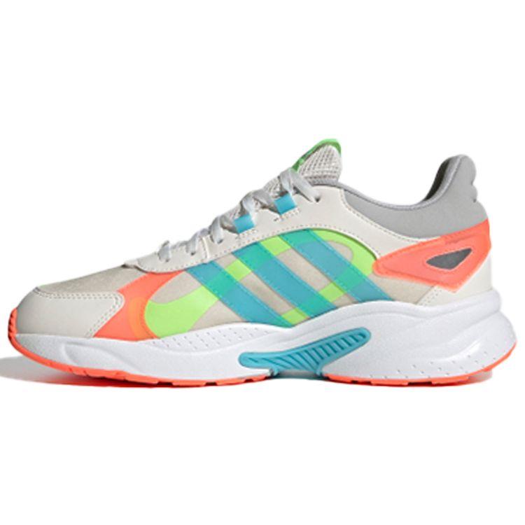 Adidas Neo Crazychaos Shadow Mesh Fabric Comfortable Thick Sole Shock Absorption Low Top Dad Shoes Men Sneakers Blue Green Orange FY5991