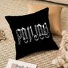 PPunjab MMap Pillow Case Antidustmite Pillowcase Invisible zipper silky plush Sofa