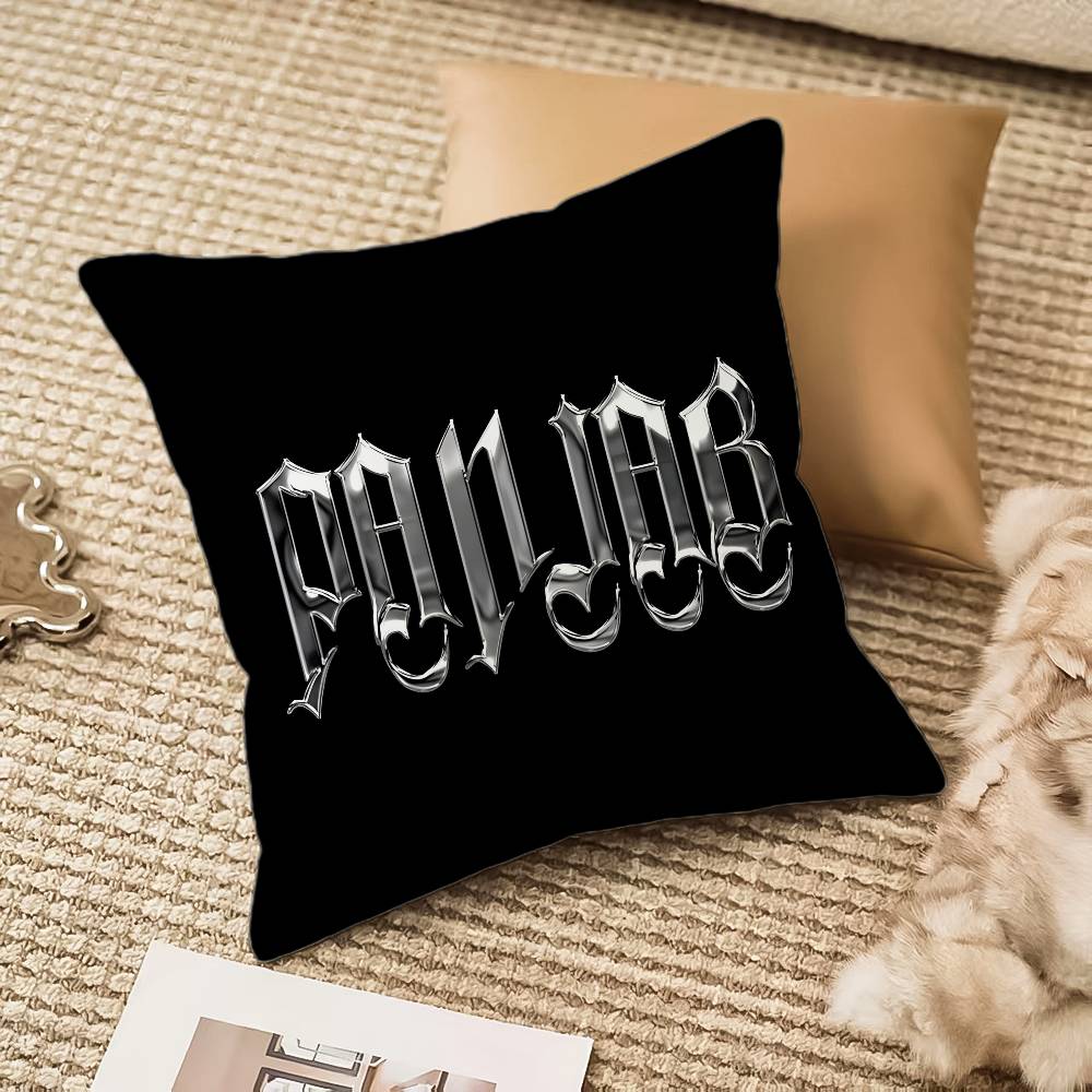 

PPunjab MMap Pillow Case Antidustmite Pillowcase Invisible zipper silky plush Sofa 30X30cm