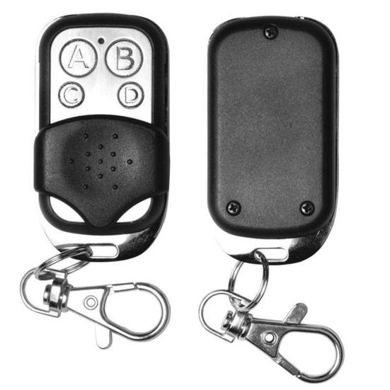 Universal Garage Door Copy 4 Keys Remote Control Key Fob 433MHz Gate Opener