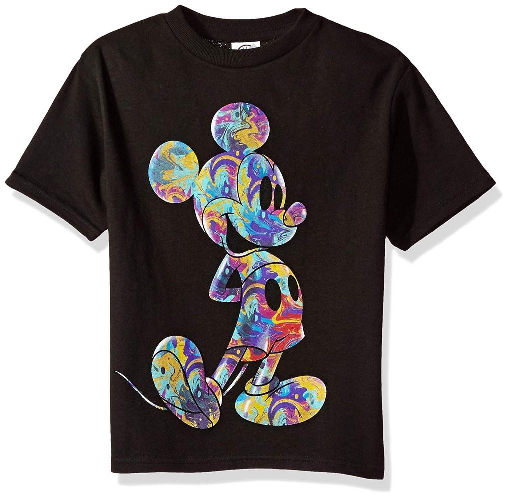 2025 Disney Mickey Mouse Cartoon Kids Tees Retro Woman Clothes Girl Blouses Men Oversized 100% Pure Cotton Printed T-shirt