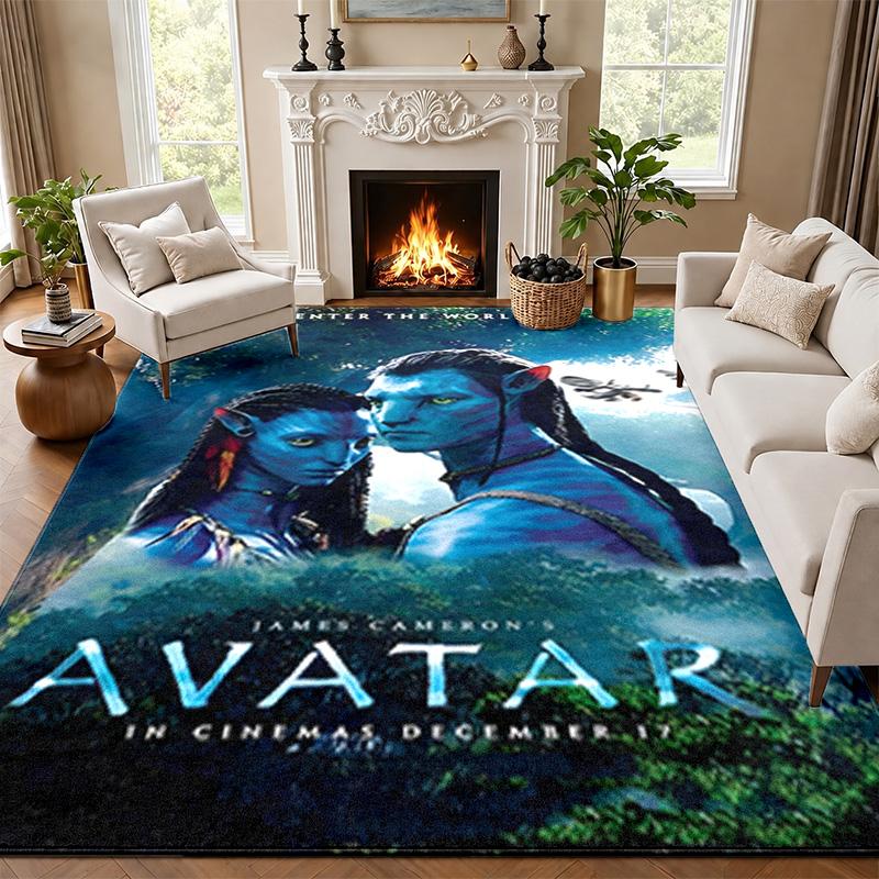 Avatar Carpet Door Mat for Living Room or Bedroom Protective Mat Under Chair Office Decoration Christmas Gift Birthday Present