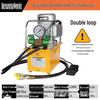 Industrial Electric Hydraulic Pump Station with Pressure Gauge, Compatible with Various Hydraulic Tools, for High-Efficiency Oil Supply.