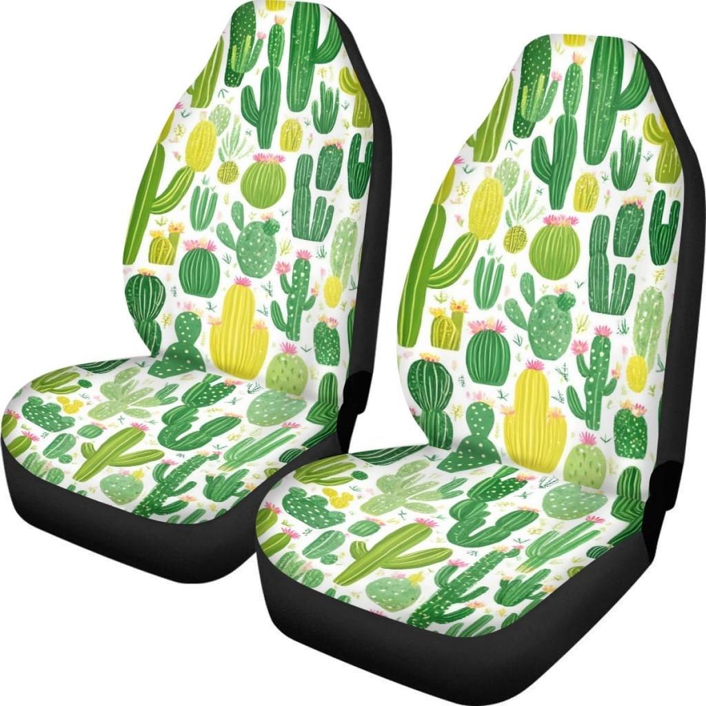 Pehede Car Seat Cover Moon Stars Planet Front for Cars, Easy To Tall Cover Set, Accessories Auto Trucks Van SUV,2 Packs