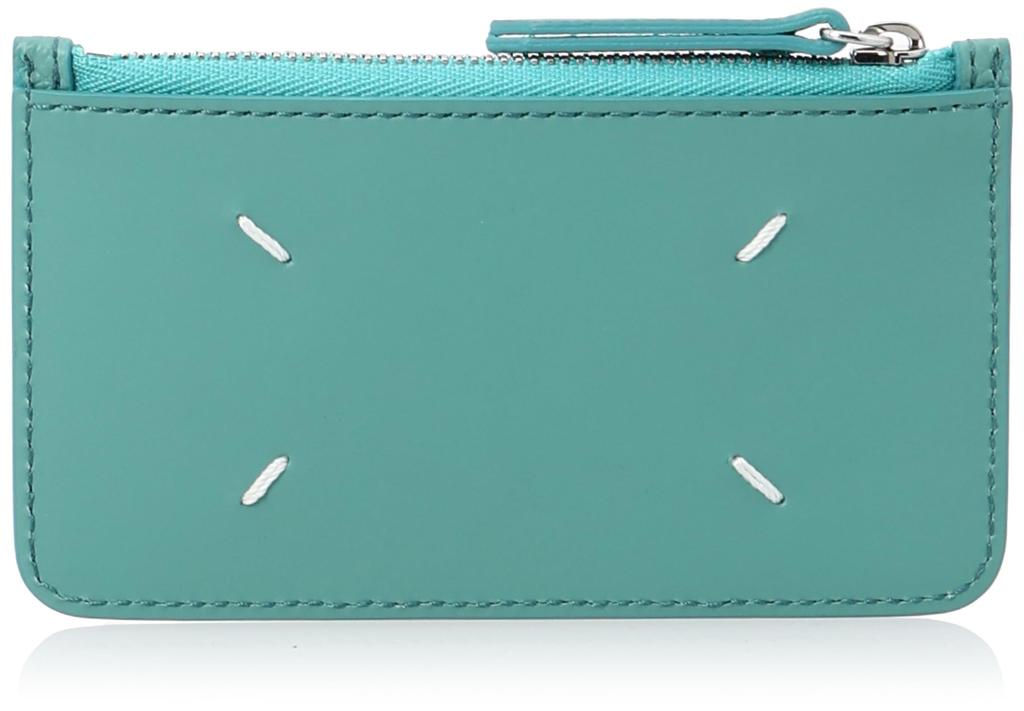 Maison Margiela Card Case SA1VX0008-P4745 VERT DEAU Leather Free Size [Used]