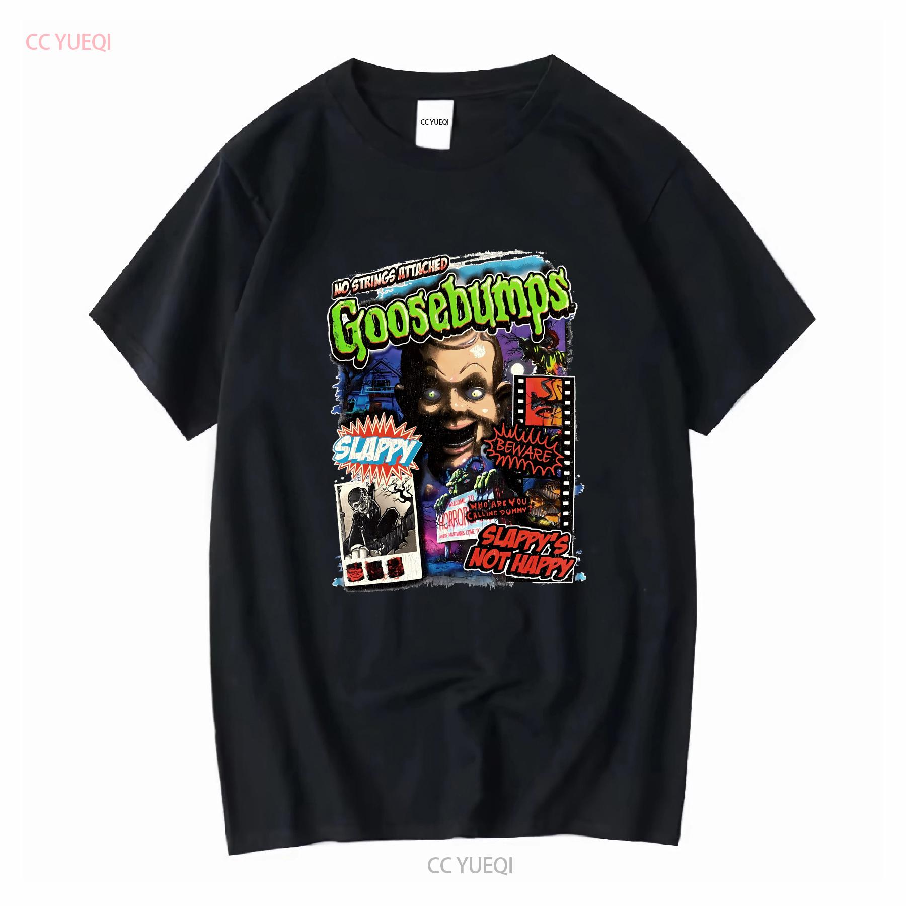 

Goosebumps No Strings Attached Slappy Rl Stine Horror T Shirt Xl vintage Washed streetwear Top For Everyday Wear Casual Stylish 4XL