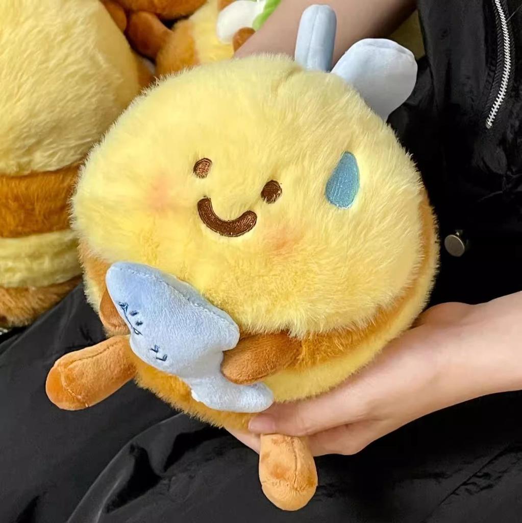 Newcomer Special: Cute Little Bee & Bitter Melon Shark Plush Toy