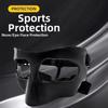 Elastic Strap Basketball Face Mask Black/Clear Nose Protector  Basketball Sports