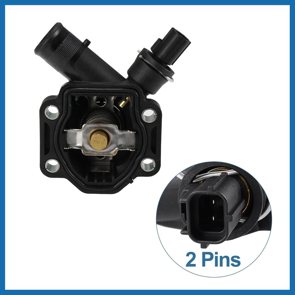 Thermostat Housing Assembly LR006071 Engine Coolant Thermostat Housing Assembly for Volvo XC60 S60 V60 S80 V70 XC70 for Land Rover LR2 Item