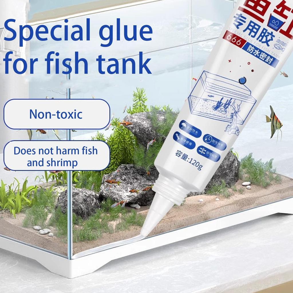 Fish Tank Sealant Waterproof Silicone Sealant Strong Adhesion Safe Adhesive Glue Sealers Transparent Waterproof for Sink Bathtub