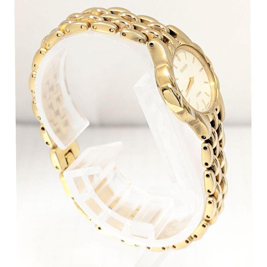 Used CITIZEN EXCEED Ladies' Battery Replaced Working Item I-28