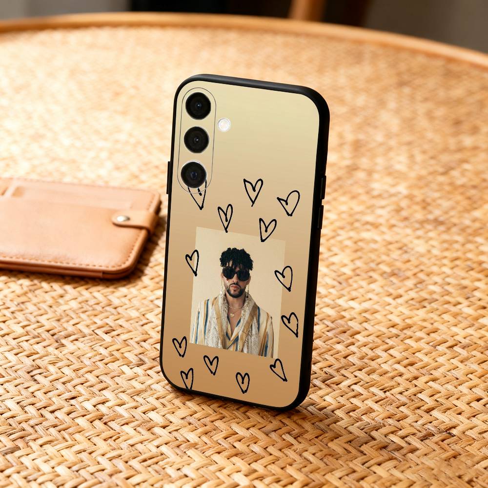 

B-Bad B-Bunny DtMF Phone Case For Samsung A73,A21s,A22,A31,A32,A52,A53,A71,A80,Soft Black Shell Samsung a11