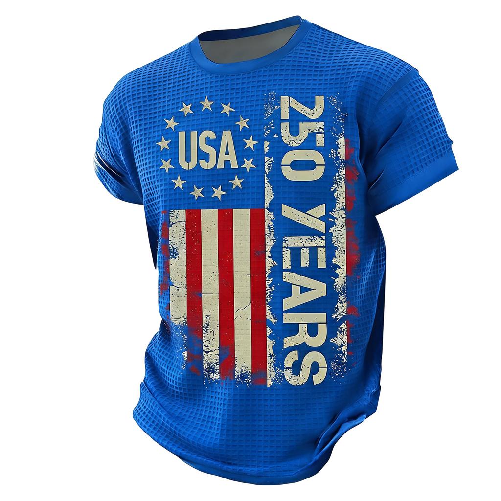 Men's Summer Print Short Sleeve Shirt Men's Casual Fashion Shirt
