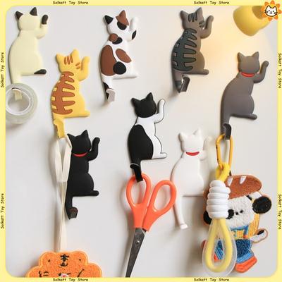 Kreative Niedliche Kätzchen Haken Kühlschrankmagnete Ingwerkatzen Siamkatze Eisentor Heimdekoration Multifunktionale Tiere Geschenke