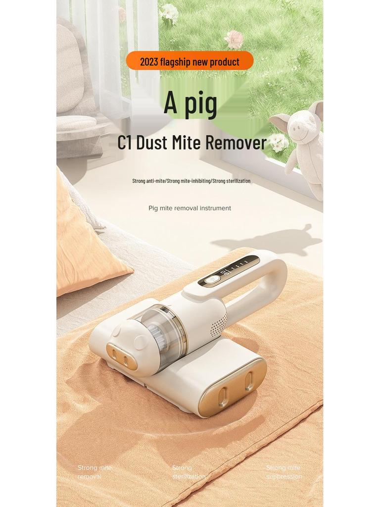 Wireless Handheld Sterilizing Vacuum Cleaner with Mite Removal & Large Suction