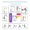 Multiple Purpose Plastic Faucet Adapters Tool Easy Installation Universally Compatible Kitchen Bathroom Water Flows Adapters