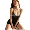 Beautiful yarn sexy underwear pure desire suspenders hot deep V temptation backless sex woman