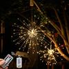 Solar LED Firework Dandelion Lights: Waterproof Outdoor Christmas Courtyard Decor