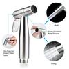 Wall Mount 6Pcs Bidet Sprayer Kit Hand Shattaf Toilet Spray Gun Set Bathroom Water Sprayer for Personal Cleaning