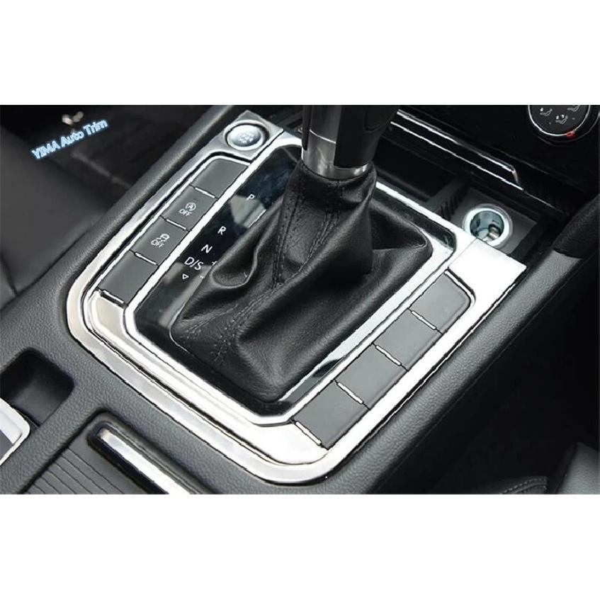 LHD For Volkswagen Arteon 2018 - 2024 Stainless Steel Center Control Gear Shift Panel Decoration Cover Trim Interior Accessories