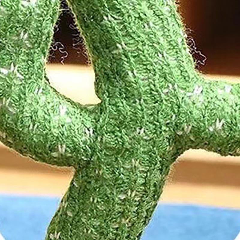 Brinquedo Cacto Dançarino Com Canto e Dança Planta de Pelúcia Interativa