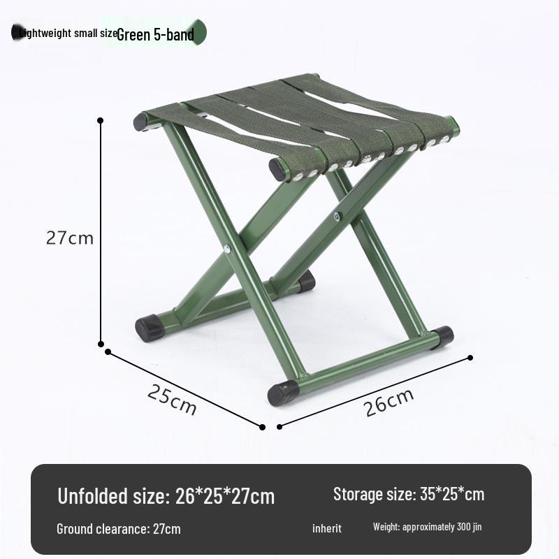 Portable Folding Backrest Chair for Camping, Fishing, Home, and Outdoor Use