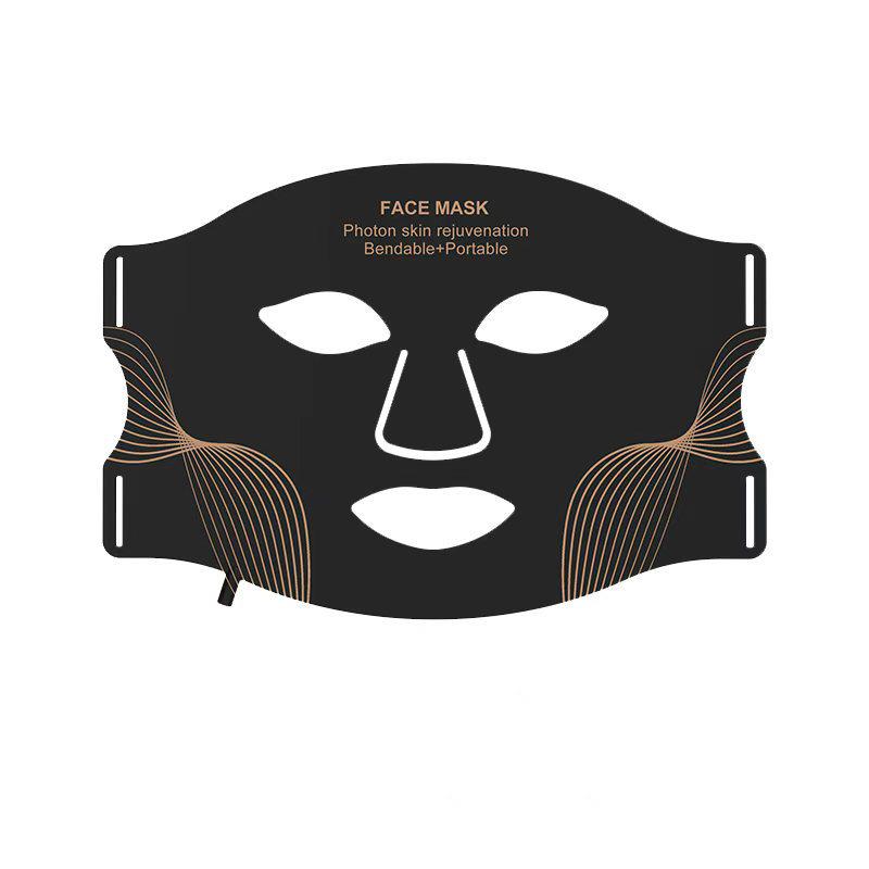 LED Red Light Silicone Beauty Mask for Skin Rejuvenation