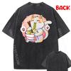 Ramen Cute Cat Anime Bowl Kawaii Japanese Hearts Vintage Green And White Graphic T Shirt Custom T Shirt
